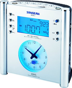Sangean RCR-1 radio gecontroleerde klok