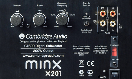 x201 x301 cambridge subwoofer