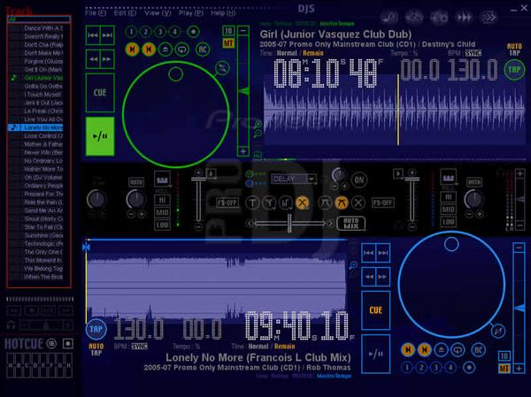 Pioneer DJS DJ-software