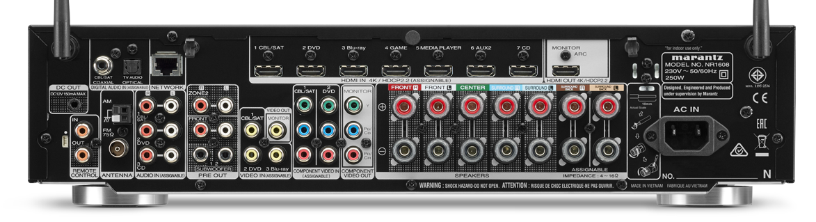 NR1608 marantz surrond receiver fransvaneeckhout heos 