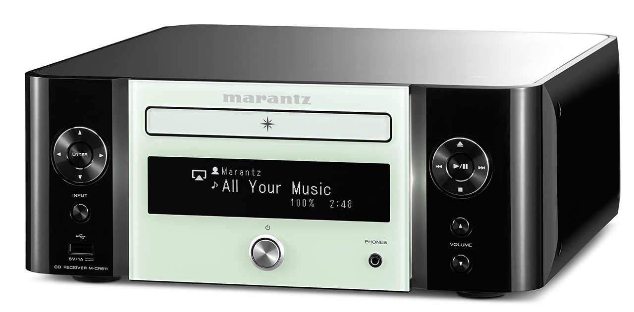 mcr611 marantz cd radio airplay bluethooth internetradio