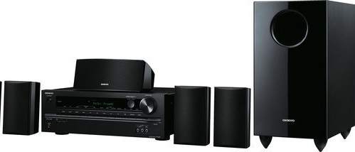 onkyo hts3705 surrond installatie met luidsprekers