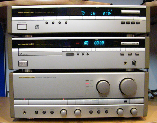 Marantz-set PM80, ST72, CD72 versterker tuner en CD-speler