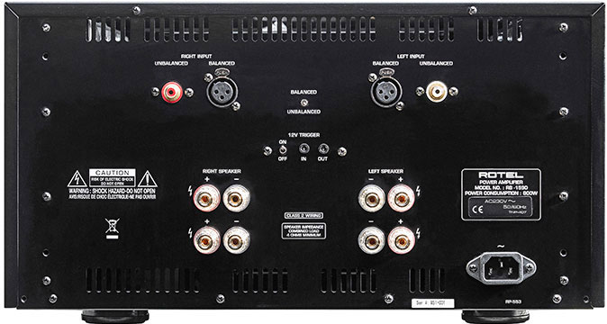 rotel rb1590 eindversterker poweramplifier booster stereo