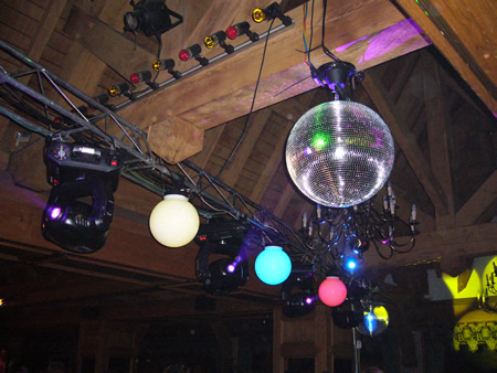 Discobar fuif klankinstallatie